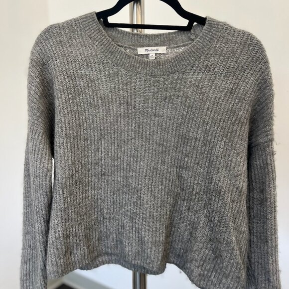 Madewell Grey Sweater -‎ Size Medium - Picture 1 of 5